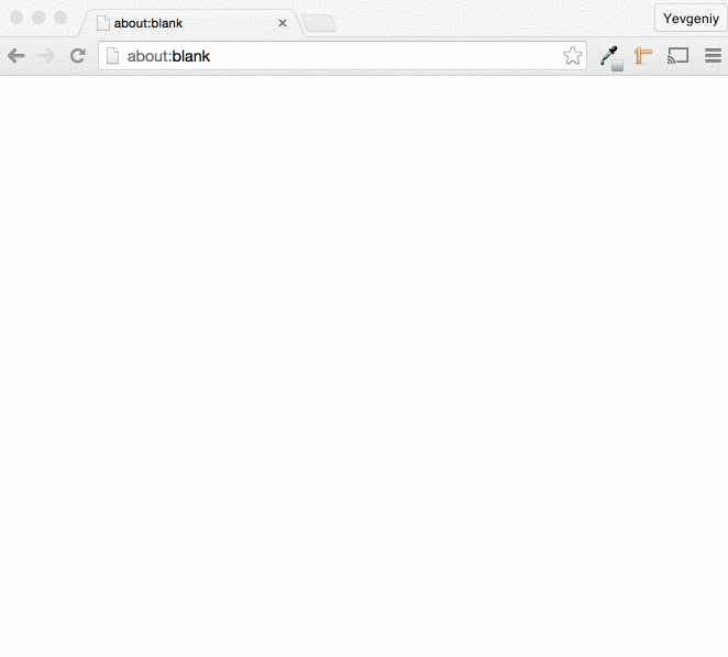A page with BigPipe. The user sees the page instantly.