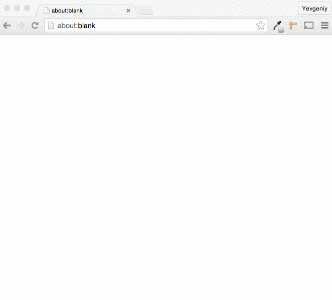 A page without BigPipe. It takes a long time before the user sees anything.