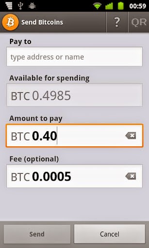 Bitcoin wallet app