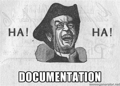 HA! HA! Documentation.