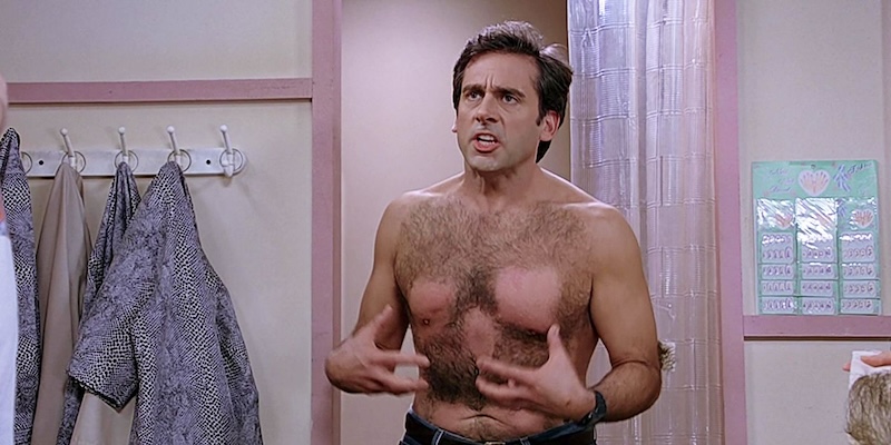Approximately what I looked like after surgery. Image source: <em>The 40-Year-Old Virgin</em>.