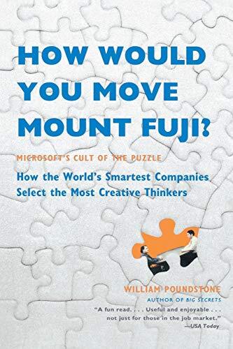 'How Would You Move Mount Fuji?' by William Poundstone