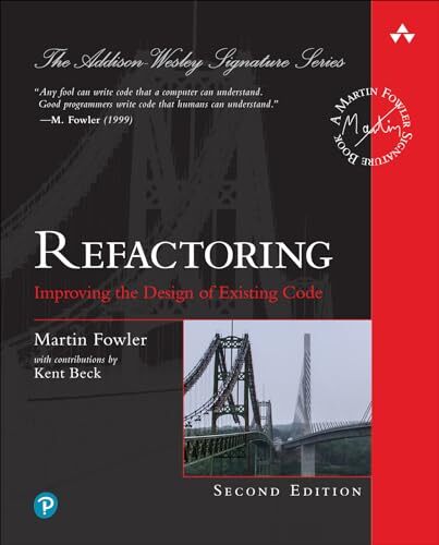 'Refactoring' by Martin Fowler